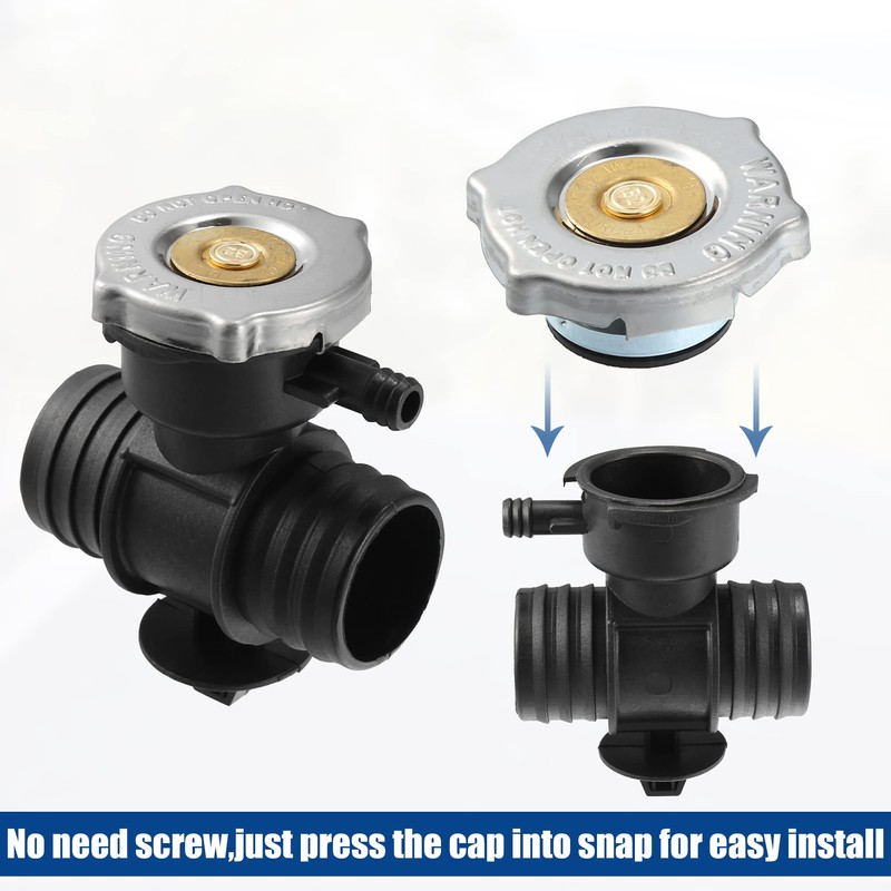 QUARKZMAN Radiator Coolant Filler Neck with Fill Cap for Dodg