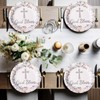 Zopeal 80 Pcs 7 Inch Baptism Plates God Bless Baptism