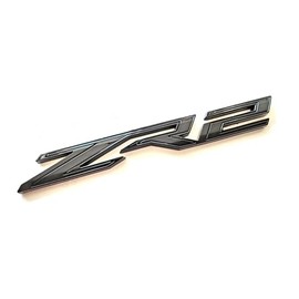 1x Rear Tailgate ZR2 Emblem Car Badge Logo Compatible with 2019-2025 Silverado Colorado (Glossy Black)