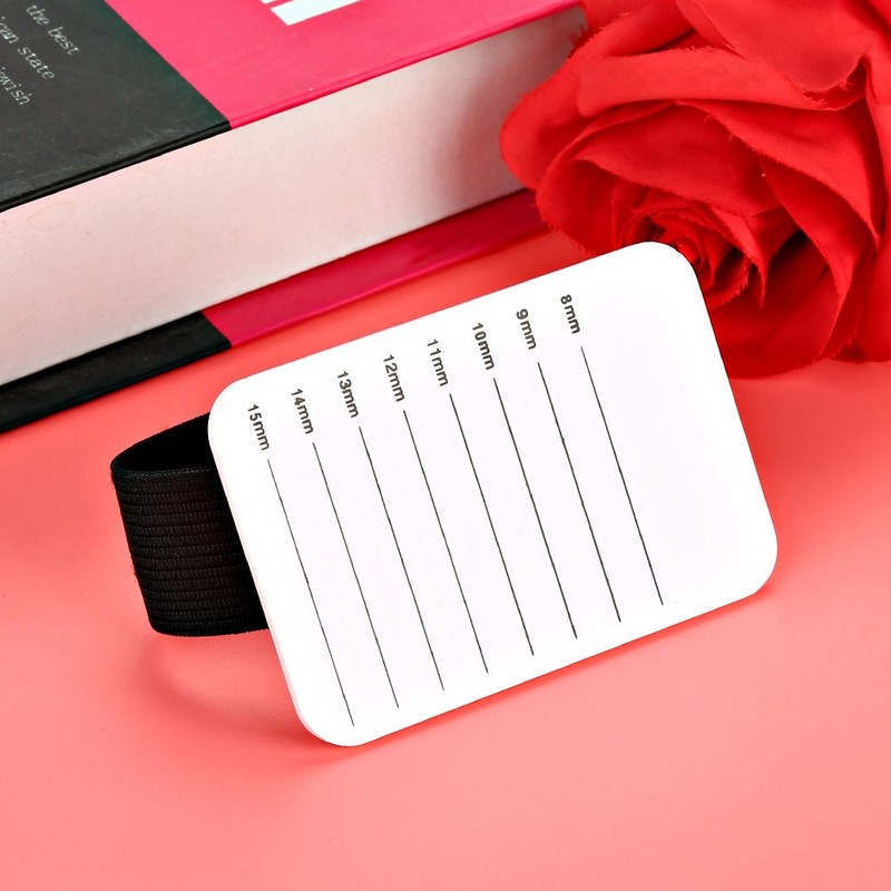 False Eyelash Pallet Tool, 8-15mm Makeup Eyelash Tray Strip Stand