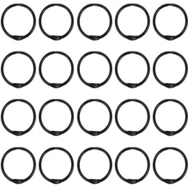 Books Rings Binder Rings Key Rings Loose Leaf Connectors Metal Book Rings Pack of 20 30 mm