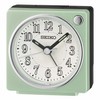Seiko Fuji II Bedroom Alarm Clock, Pearl Green