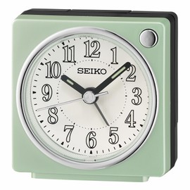 Seiko Fuji II Bedroom Alarm Clock, Pearl Green