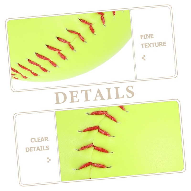 Kisangel Handmade Softball for Baseball Softball Practice Lightweight Outdoor Training