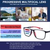 BLOEXCLU 4 Pack Progressive Multifocus Reading Glasses for Men Women