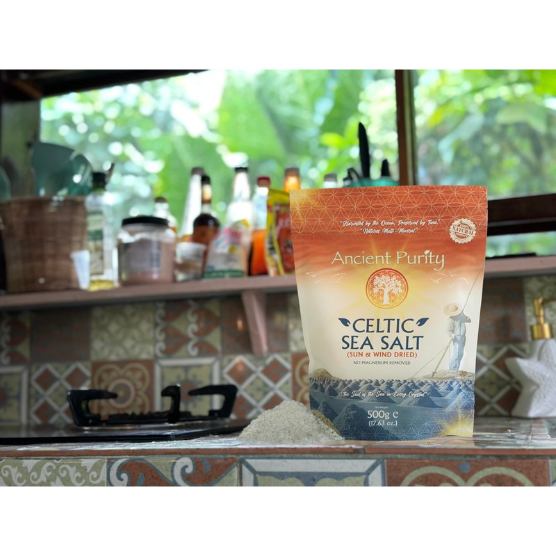 Celtic Sea Salt "Natural Real Grey Salt" 500g (Magnesium Rich)