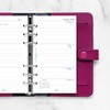 Filofax Refill, Personal/Compact Size, Week-to-View, White Paper, Ruled, English, 2023