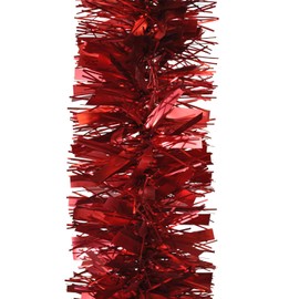 Queens of Christmas 50' Red Tinsel Garland