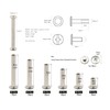 LBY - 120 tornillos Phillips Chicago, M5 x 10/15/20/25/30/35 mm,