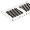 Amarine-made 2 Pack of Stainless Steel Stamped Louvered Vent -