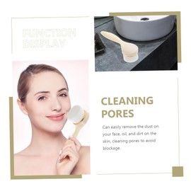 SAFIGLE Practical Soft Bristle Washing Face Brush for Deep Pore Cleaning Gentle Cleansing Tool for Women for Home and Travel Use Comfortable Safe Design