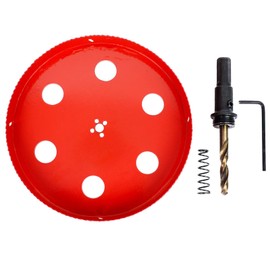 11 Inch Bi-Metal Hole Saw HSS Hole Cutter Heavy Duty for Drilling Wood Plastic Plywood Ceiling Thin Metal(280mm)