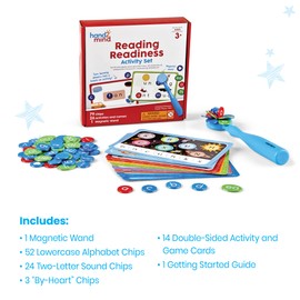 Learning Resources Reading Training Activity Set, Multi-Sensory Learning Training for Classroom Reading and Writing Exercises, 94 Pieces, Ages 3+