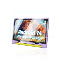 Screen Protector for Urao 2024 Kids Tablet, Tablet for Kids 10 inch Android 14,Anti-Scratch 9H Hardness Touch Sensitive 2.5D Rounded Edges Bubble Free Easy to Install,2 Pack.