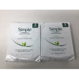 Simple 2-pack Pure Soap For Sensitive Skin for Women