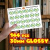 144 Suitable for Vegetarians - 30mm - Glossy Food Label