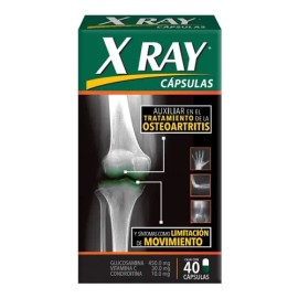 X ray Tratamiento Osteoartritis 40 Cápsulas Coadyuvante Sabor Sin sabor