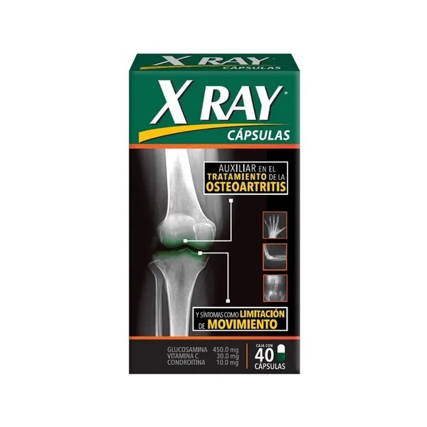 X ray Tratamiento Osteoartritis 40 Cápsulas Coadyuvante Sabor Sin sabor