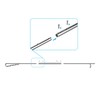 Skyflame 40-Inch Stainless Steel Fire Poker, Extra Long Fireplace Poker