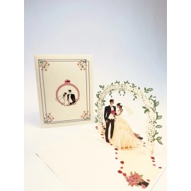 Pop Marks Cards Wedding Day 3-D Pop-up Card