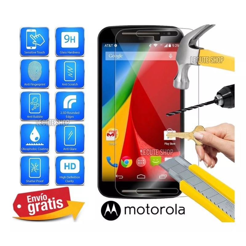 Tempered Glass Mica Cristal Templado Motorola Moto C Plus Gorilla