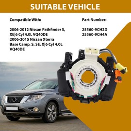 25560-9CH2D Compatible with 2006-2012 Nissan Pathfinder 2006-2015 Nissan Xterra