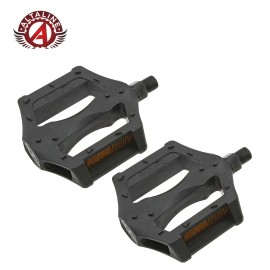 ALTA GENUINE BICYCLE PEDALS 909 IN BLACK COMPATIBLE WITH 1/2 CRANK