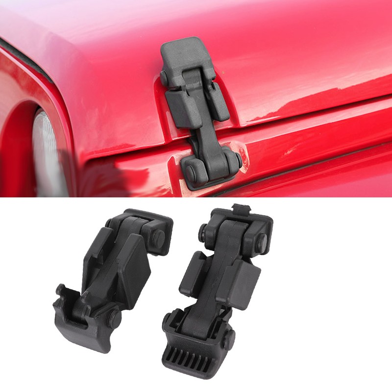 2PCS Car Hood Cover Catch Latch Accessory Fits for Jeep