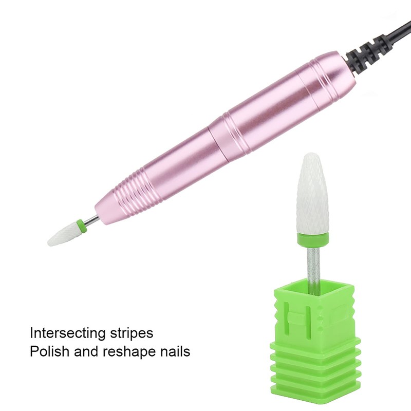 Ceramic Nail Drill Bit Corn Grinding Head Parts Manicure Polishing