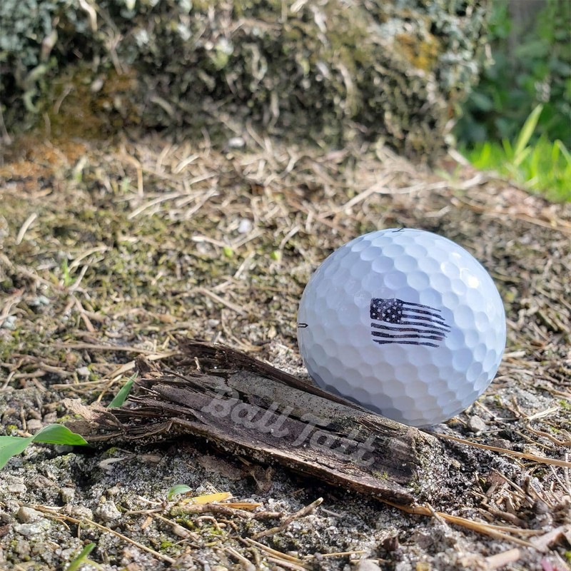 Ball Tatt - USA Flag Golf Ball Stamp, Golf Ball