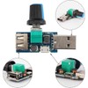 RUNCCI-YUN 3Pcs USB Fan Speed Controller, DC 5V Stepless Mini