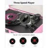 Silwisun Bluetooth in/Out Record Player with Speakers Turntable
