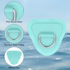 PATIKIL 3.5" Paddle Board D Rings, 6 Pcs Stainless Steel