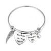Pulsera conmemorativa Bobauna para siempre en mi corazón, regalo de