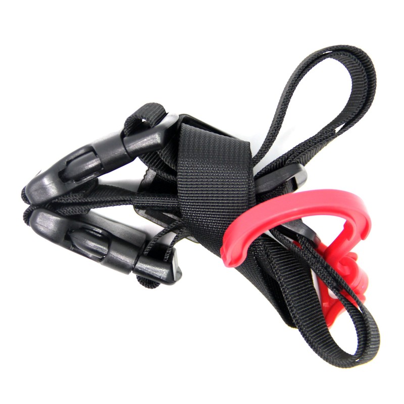 SAMSFX Fishing Wader Boot Hanger Hanging Strap Belt with Swivel