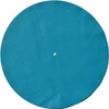 Genuine Leather Turntable Platter Mat - Turquoise