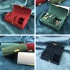 AIMALL Mini Flannel Jewelry Storage Box Ring Earrings Necklace Organizer