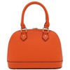 Zip-Around Classic Dome Satchel (Orange)