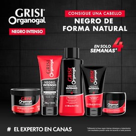 Shampoo Grisi Organogal negro intenso 400 ml                                                                                                          