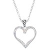 Montana Silversmiths Facets of Love Rose Gold Heart Necklace -