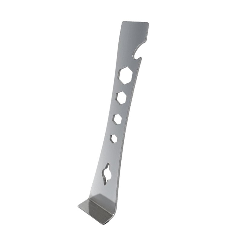 Stainless Steel Pry Bar Scraper 7inch Length with 1/4", 5/16”,