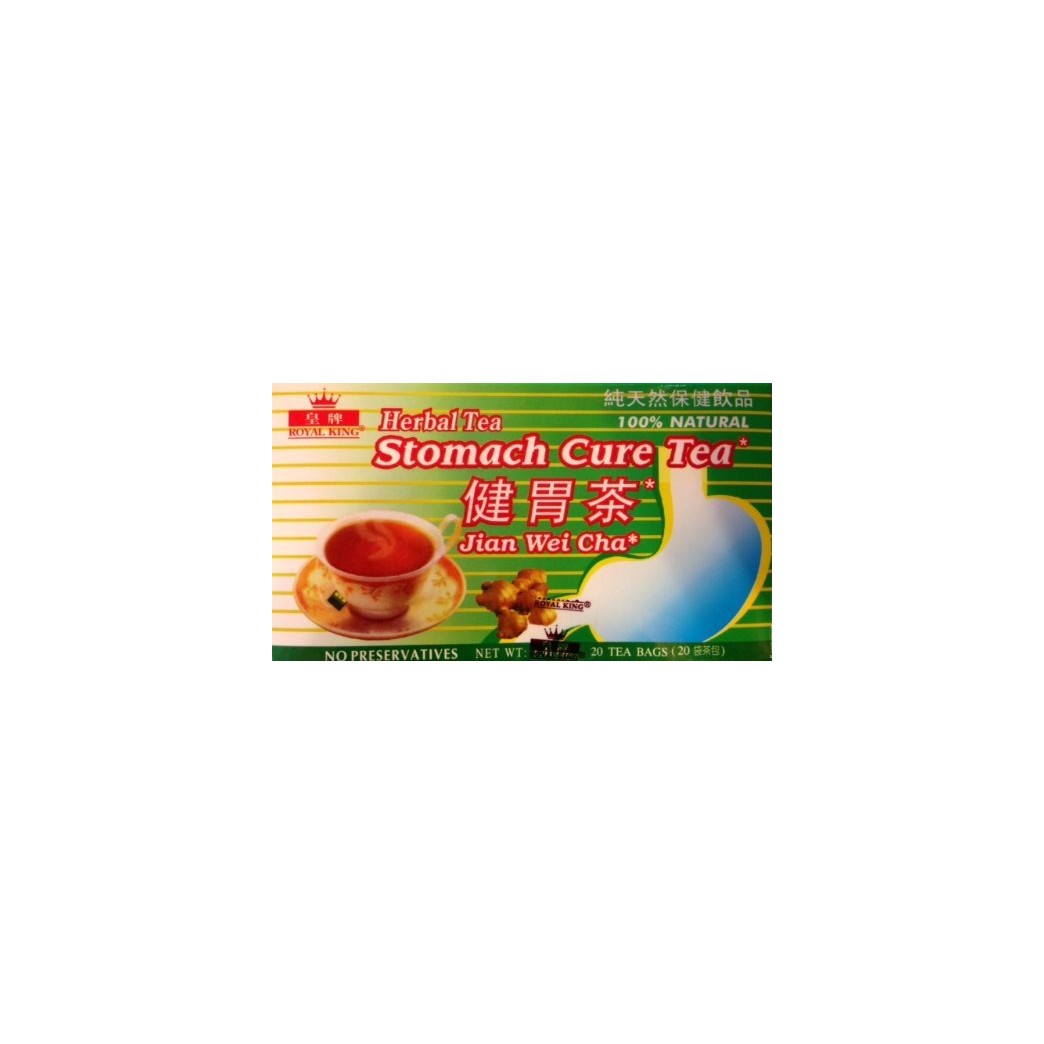 Royal King Stomach Cure Herbal Tea Jian Wei Cha 100% Natural No Preservatives 20 Tea Bags