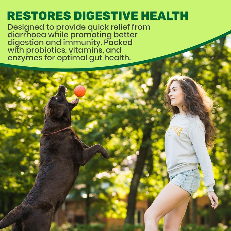 ActiveFur Nutrition Diarrhoea Aid Tablets for Dogs