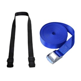 TVSVKWE 1 Piece Backpack Shoulder Strap And 1 Piece Alloy Buckle Strap, Item Fixing Strap, Adjustable Strap, Multi-Function Strap.