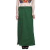 Stylesindia Women's Cotton Readymade Indian Inskirt Saree Petticoats Underskirt-Deep Green