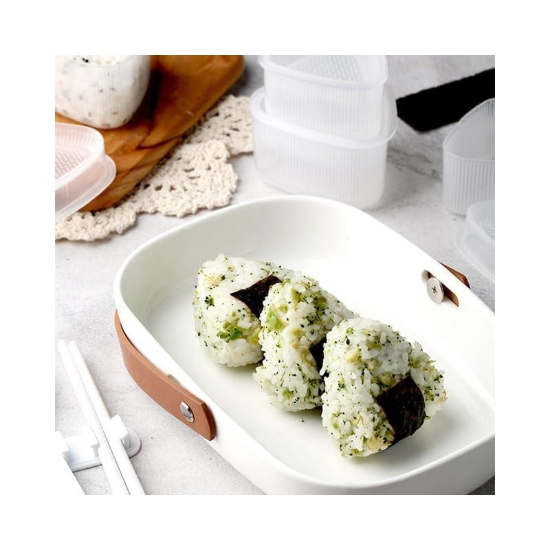Rosojodg Sushi Mold Triangle, Sushi Mould, Onigiri Maker Rice Ball
