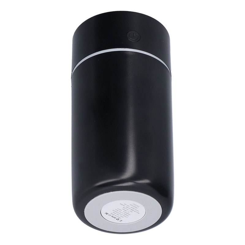 Colorful Mini Humidifier Desktop Car Air Humidifier Black USB Powered