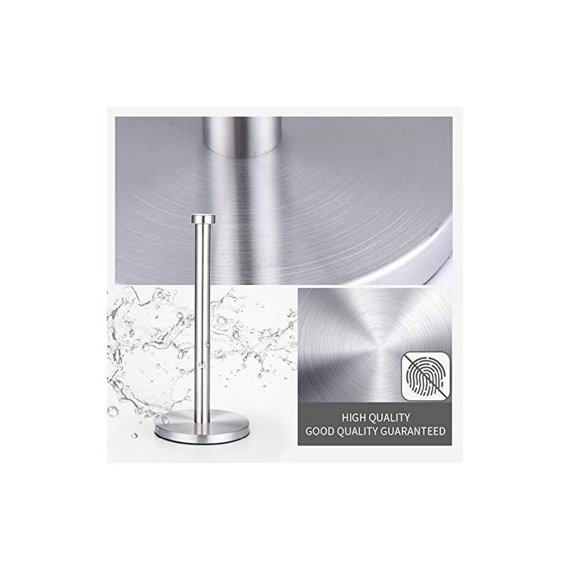 Kitchen Roll Holder, Free Standing Paper Towel Holder for Kitchen