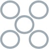 Bokwin 5Pcs Blender Gasket Grey Rubber Gasket Seal Replacement Compatible