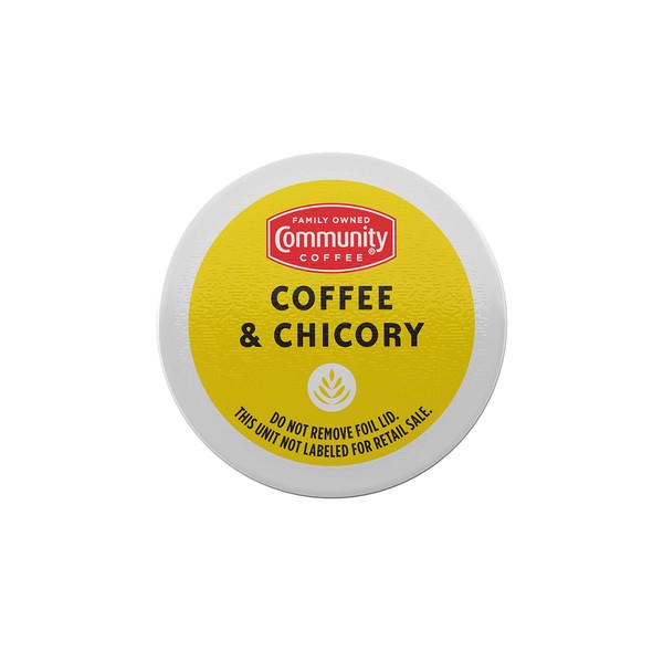 Community Coffee Coffee & Chicory Medium Dark Roast Single Serve